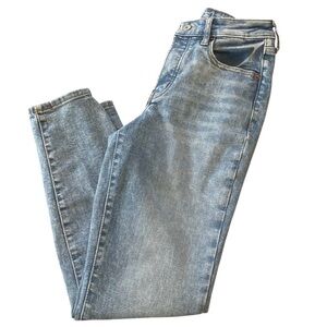 Old Navy O.G. Straight High-Rise Button-Fly Jeans - Light Wash - Size 00